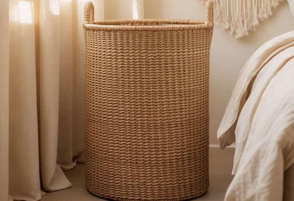 تصویر 2 از سبد حصیری استوانه انتخابی هوشمندانه برای خانه